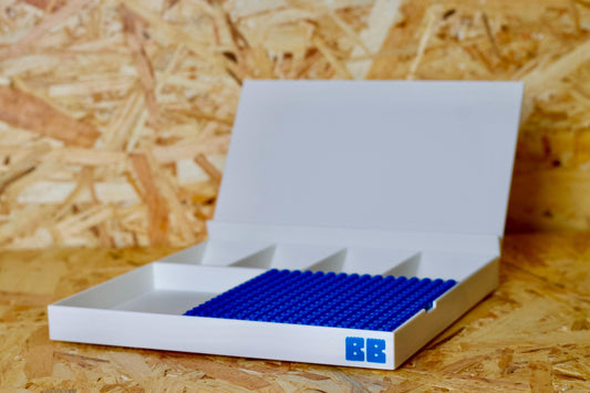 BRICK BUDDY™ OG – Modular Building Tray | Eco-Friendly Organiser With Removable Guide Stand