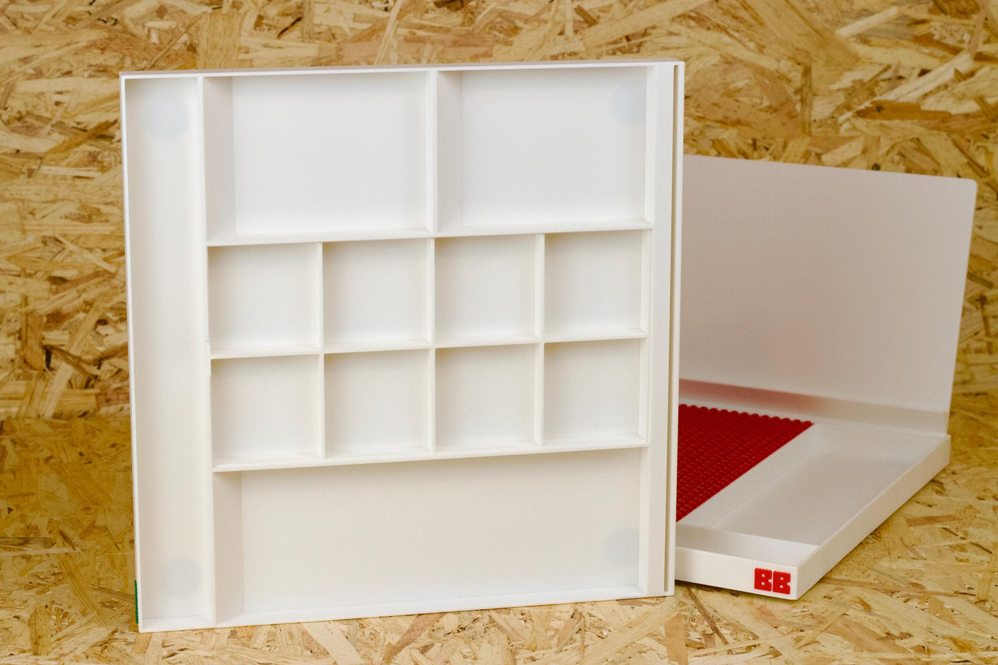 BRICK BUDDY™ XL – Modular Building Tray | Eco-Friendly Organiser With Removable Guide Stand