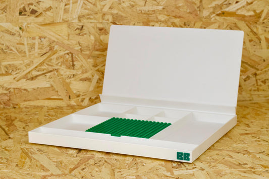 BRICK BUDDY™ XL – Modular Building Tray | Eco-Friendly Organiser With Removable Guide Stand