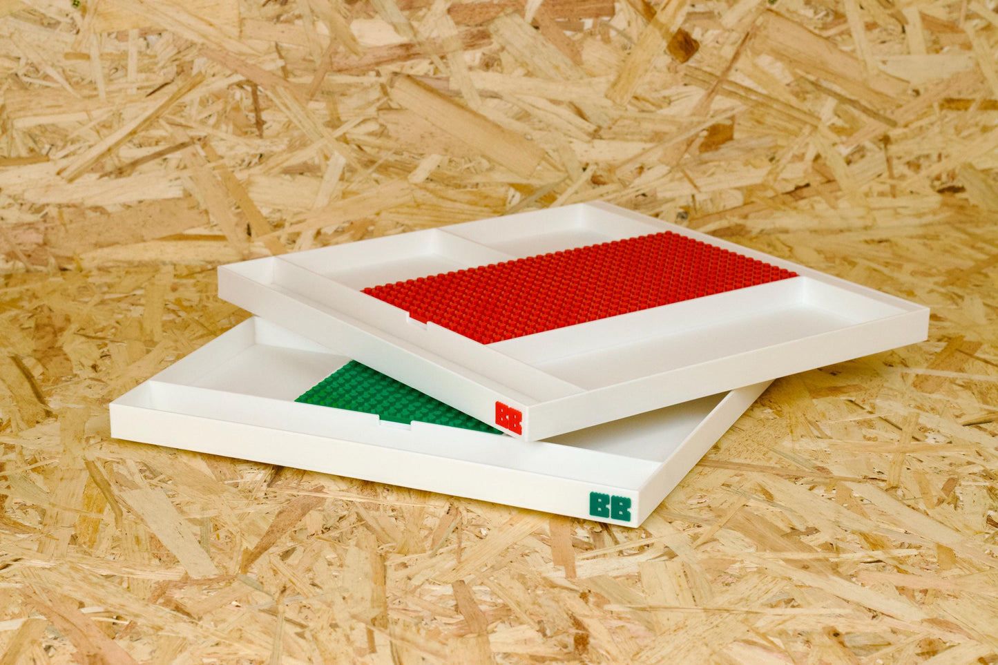 BRICK BUDDY™ XL – Modular Building Tray | Eco-Friendly Organiser With Removable Guide Stand